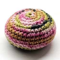 Footbag 2v1 - růžovo-zelený