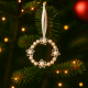 Adventní ozdoba - bílá