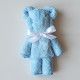 Modrý medvídek z ručníku