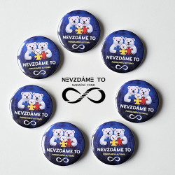 Placky "Měsíc porozumění autismu" - medvědi