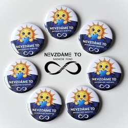 Placky "Měsíc porozumění autismu" - slunce